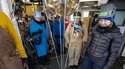 Towards entry "ECAP contributes to the successful deployment of the IceCube Upgrade"